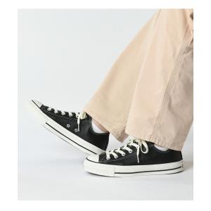 スニーカー converse コンバース LEATHER AS (R) OX レザー オールスター (R) OX 31311321 BLACK メンズ