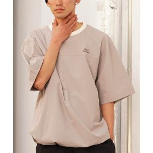 tシャツ Tシャツ メンズ POLER/ポーラー 半袖Tee オーバーサイズ 裾ドローコード ストレッチ 速乾 241MCV0062/241MCV00