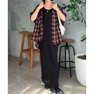 ワンピース 2WAYリブタンクワンピース