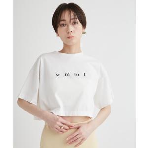 tシャツ Tシャツ レディース PlaX emmiロゴクロップドTシャツ｜zozo