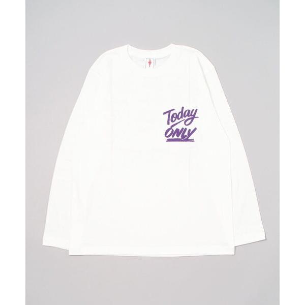 「GOOD MOTIVE TEE」 長袖カットソー M ホワイト レディース