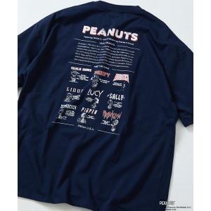 tシャツ Tシャツ メンズ 限定展開 PEANUTS/ピーナッツ 別注 ビッグシルエット バックプリント クルーネックTシャツ