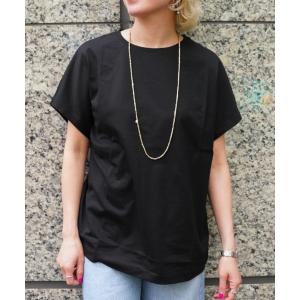 tシャツ Tシャツ レディース ATON (エイトン) SUVIN 60/2 CAP SLEEVE T-SHIRTの商品画像