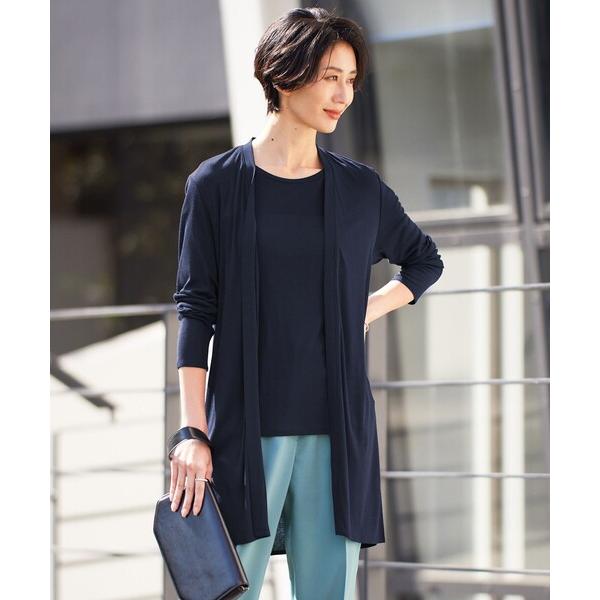 カーディガン 「WEB限定カラーあり・接触冷感・UVカット」PINION ロングカーディガン レディ...