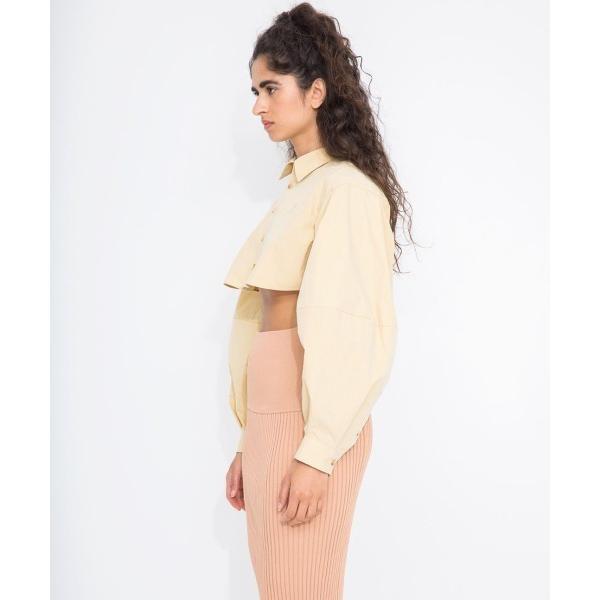 ブラウス シャツ Cotton Cropped Shirts レディース