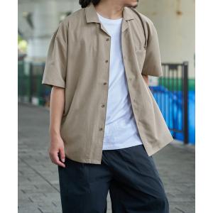 シャツ 半袖 「イージーケア／セットアップ対応」Reflax(R) リラックスオープンカラーシャツ メンズ