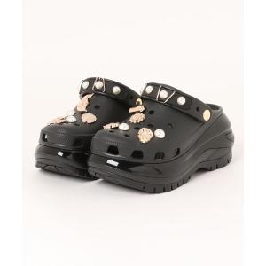 サンダル レディース クロックス メガ クラッシュ ロイヤル クロッグ / crocs Mega Crush Royal Clog｜zozo