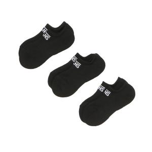 靴下 VANS ヴァンズ NO SHOW 3Pack SOCKS SOCKS 124R1211500 ABC-MART限定 BLACK メンズ