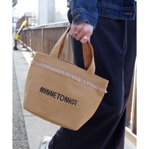 レディース トートバッグ バッグ 「MINNETONKA/ミネトンカ」キャンバスバッグ　CANVAS BAG｜zozo