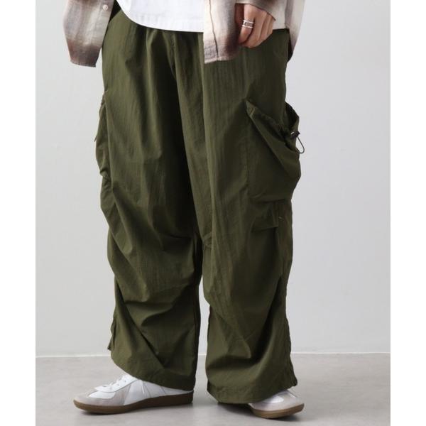 カーゴパンツ ナイロンワッシャー カーゴパンツ メンズ レディース