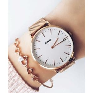 腕時計 レディース 「CLUSE/クルース」Boho Chic ボーホーシック メッシュ ローズゴールド　38mm