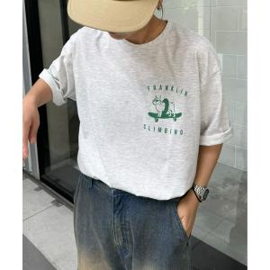 tシャツ Tシャツ メンズ 「Franklin Climbing」ブルドッグスケボー半袖Tee｜ZOZOTOWN Yahoo!店