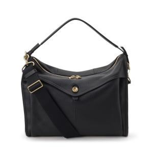 ショルダーバッグ ブラスボタン 2WAY ショルダー（Ｌ） メンズ