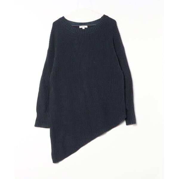 「niko and...」 長袖ニット LARGE ネイビー レディース