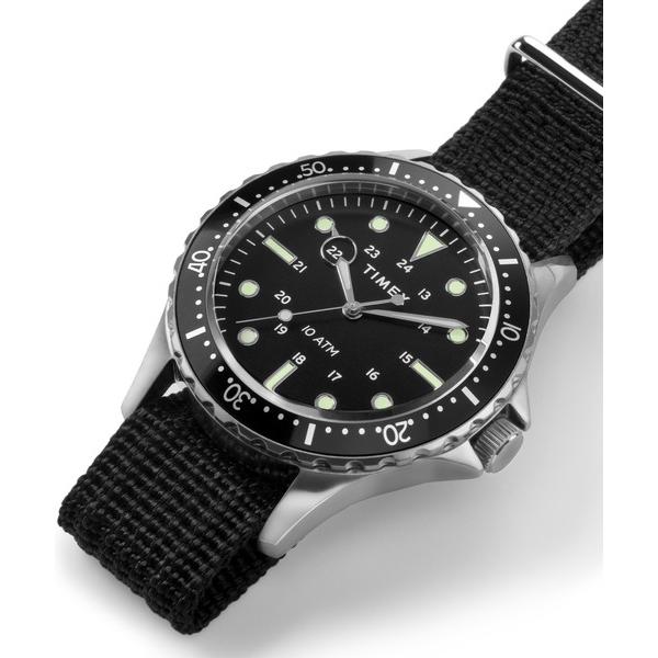 「TIMEX」 アナログ腕時計 FREE ブラック メンズ