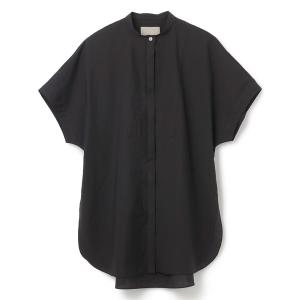 ブラウス シャツ 半袖 ワッシャーブロード ブザ...の商品画像