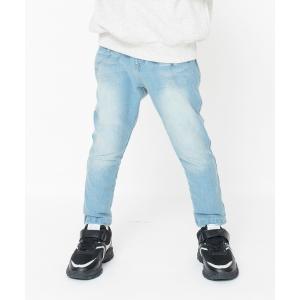 「branshes」 「KIDS」加工デニムパンツ 100 ブルー キッズ｜zozo