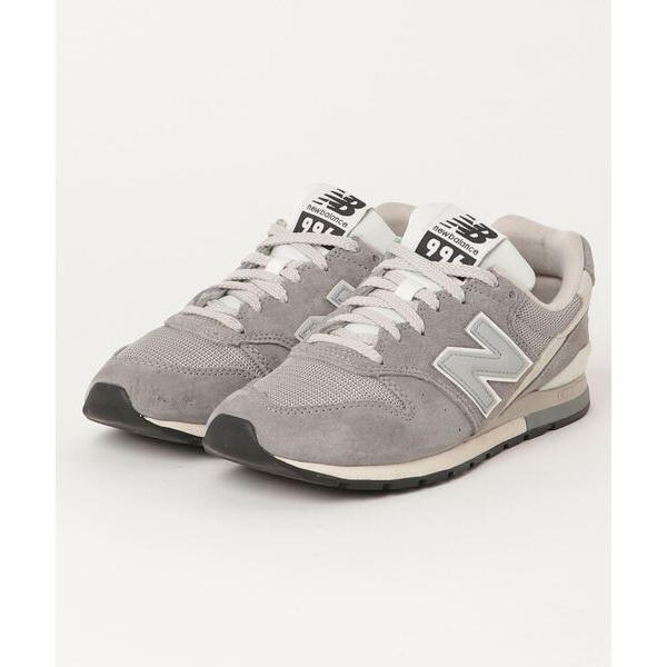 「New Balance」 ローカットスニーカー 23cm グレー レディース