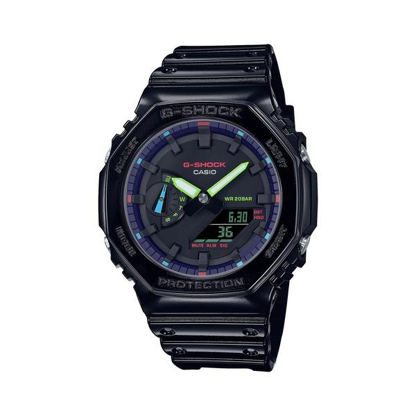 「G-SHOCK」 アナログ腕時計 FREE ブラック メンズ