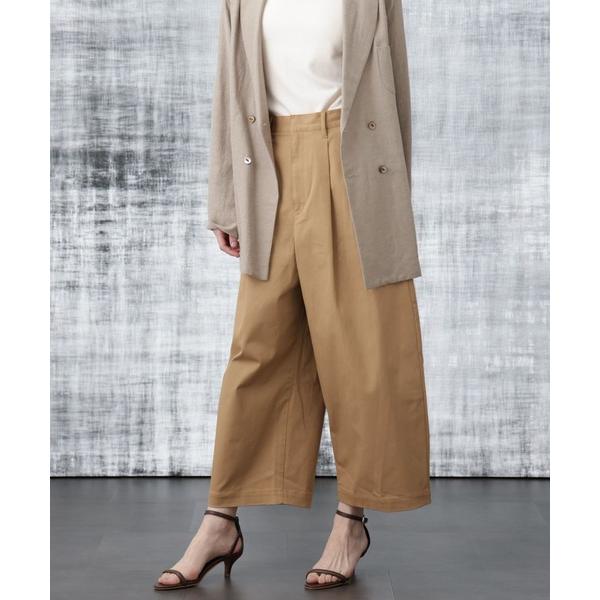 チノパン DUA-001/チノワンタックサルエルパンツ レディース