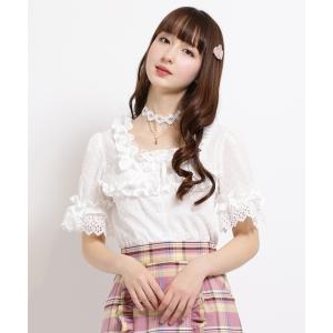ブラウス シャツ M cafe ブラウス レディース