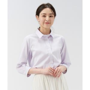 ブラウス シャツ 「Pitta Re:)」ふわっとガーゼシャツ 七分袖 綿100% レディースカジュアルシャツ レディース