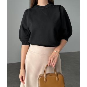 美品 スローン ゆったり ニット ダブルフェイス メリノウール コットン 黒 大人の肌に心地良い、10年後も愛せる究極の黒ニットが完成【スローン