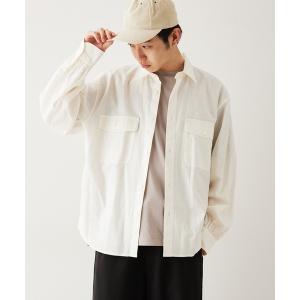 シャツ ブラウス メンズ 「ZOZO限定」C/L BALLOON SLEEVE CPO / コットンリネン バルーンスリーブCPOシャツ｜ZOZOTOWN Yahoo!店