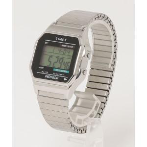 「TIMEX」 デジタル腕時計 FREE シルバー メンズ｜zozo