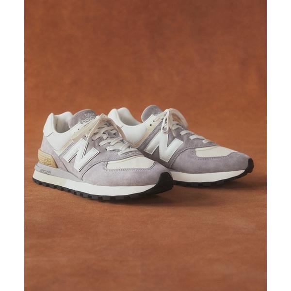 「New Balance」 ローカットスニーカー 27.0cm ライトグレー メンズ