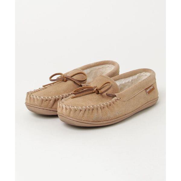 「Minnetonka」 モカシンシューズ 8 ベージュ レディース