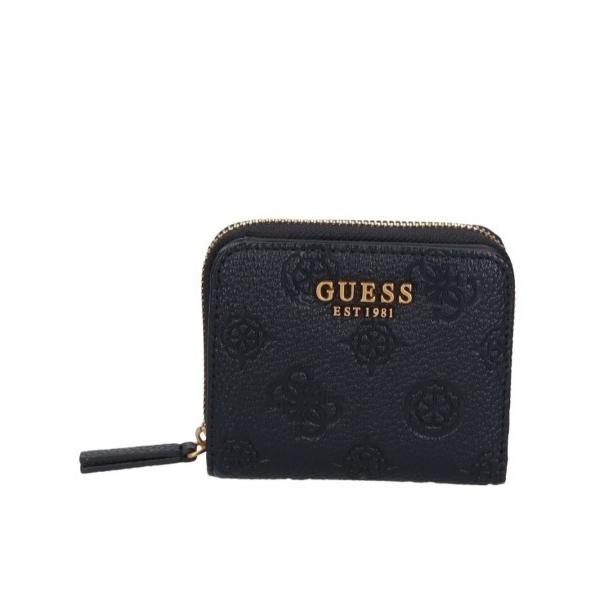 財布 「GUESS」ゲス　IZZY peony debossed　MINI ZIP AROUND　二...