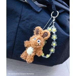 SESAME STREET バッジ ぬいぐるみバッジ フラッフスター