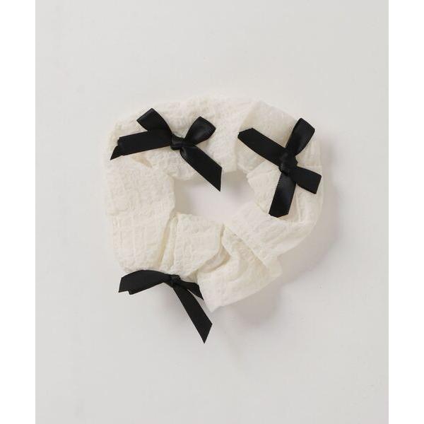 シュシュ 「HIKA」リボン付きシュシュ