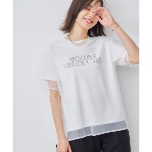 tシャツ Tシャツ レディース 「WEB限定」チュールレイヤードロゴTシャツ｜zozo