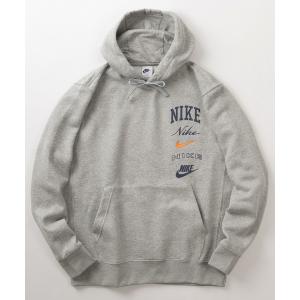 パーカー 「NIKE/ナイキ」ブランドロゴ ワンポイント刺繍＆プリントデザイン クラブ フリース プ...