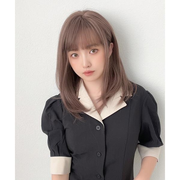 ウィッグ エクステ 「 シェリーセミディ 」 ウィッグ レディース フルウィッグ ミディアム 自然 ...
