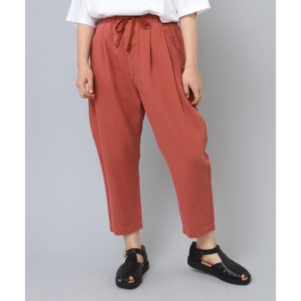 パンツ R4206 コットンリネンのクロップドサマーパンツ レディース