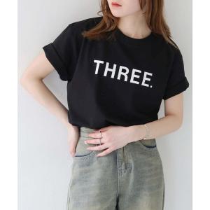tシャツ 「shemoshelly」WEB限定THREEロゴTシャツ レディース