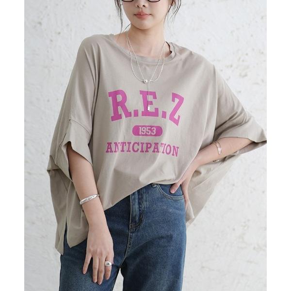 tシャツ 英字モモンガTシャツ レディース