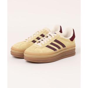 スニーカー メンズ adidas アディダス GAZELLE BOLD W ガゼル ボールド IF5937 ALMO/MARO/WOND｜zozo