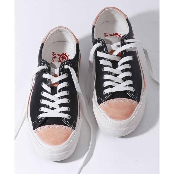 スニーカー ヌメ巻きプラットスニーカー whoopEE/フーピー メンズ