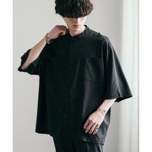 シャツ 接触冷感オーバーサイズバンドカラードルマ...の商品画像