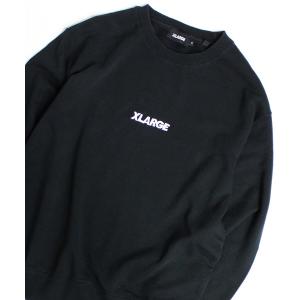 スウェット メンズ 「XLARGE」エクストララージ EMBROIDERY STANDARD LOGO CREWNECK SWEAT ロゴ クルーネッ