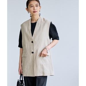 ベスト 「RONEL」European Flax（ヨーロピアンフレックス） ジレ（セットアップ対応可能）｜zozo