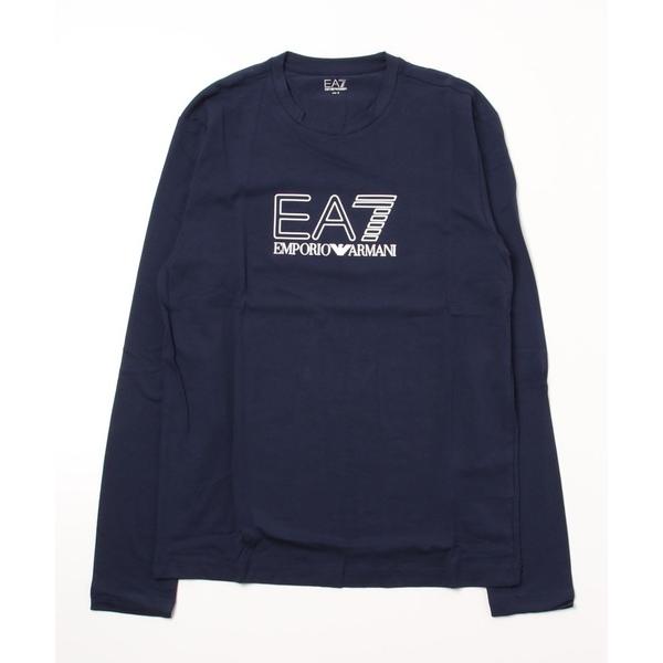 「EMPORIO ARMANI EA7」 長袖Tシャツ X-SMALL ネイビー メンズ