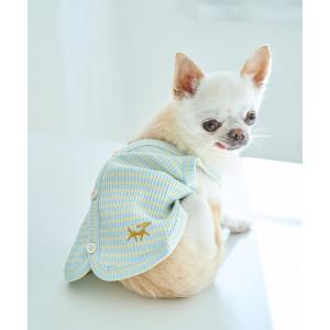 犬 服 「DOG」マルチボーダーキャミソール