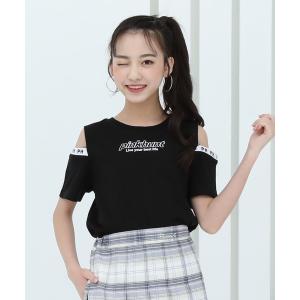 キッズ tシャツ Tシャツ PINKHUNT 肩あきロゴTシャツ 9333K｜zozo