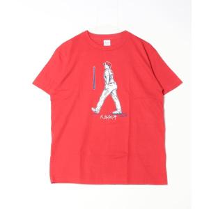 tシャツ Tシャツ メンズ 大谷翔平 「SHOHEI OHTANI」 - MLB ロサンゼルス エンゼルス バットフリップ 半袖Tシャツ 「BAT Fの商品画像