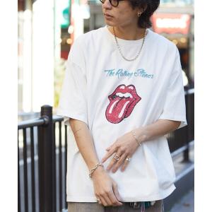 tシャツ Tシャツ メンズ PUBLUX/パブリュクス The Rolling Stones TEE/ローリングストーンズ/バンドTシャツ/バンT(限
